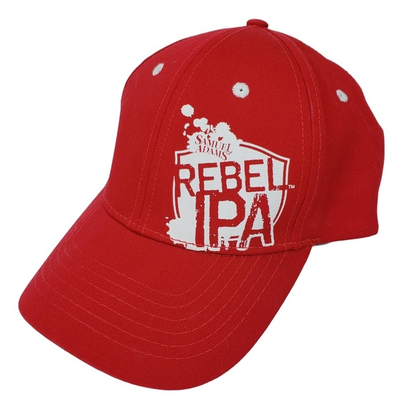 Sam Adams Rebel IPA Craft Beer Snapback Baseball Hat Ball Cap OSFA Adjustable - Picture 2 of 5
